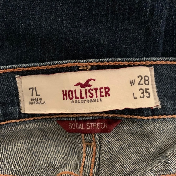 Hollisteter Women Social Stretch Jeans Size 7/ W28 - Picture 13 of 15